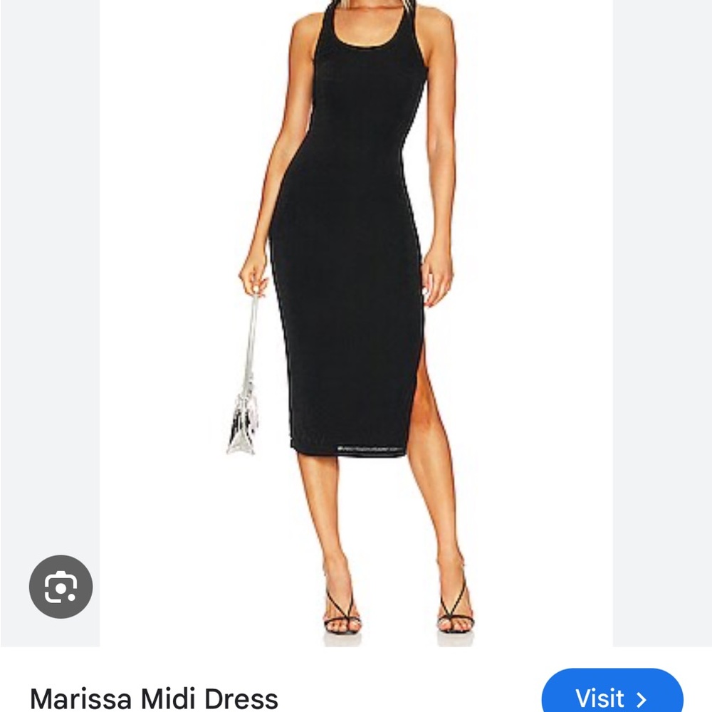 Elegant Black Midi Dress
